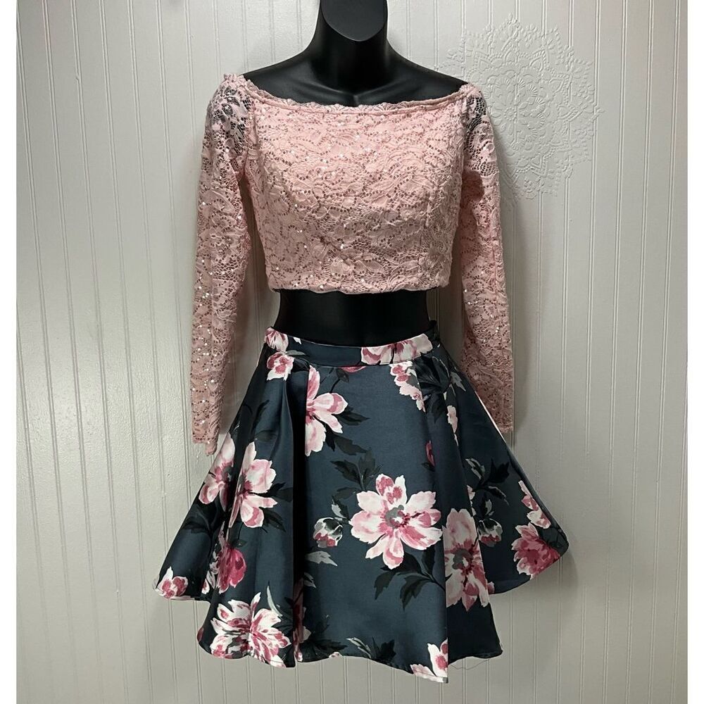 B. DARLIN 2 Piece Formal Dress Skirt Set
